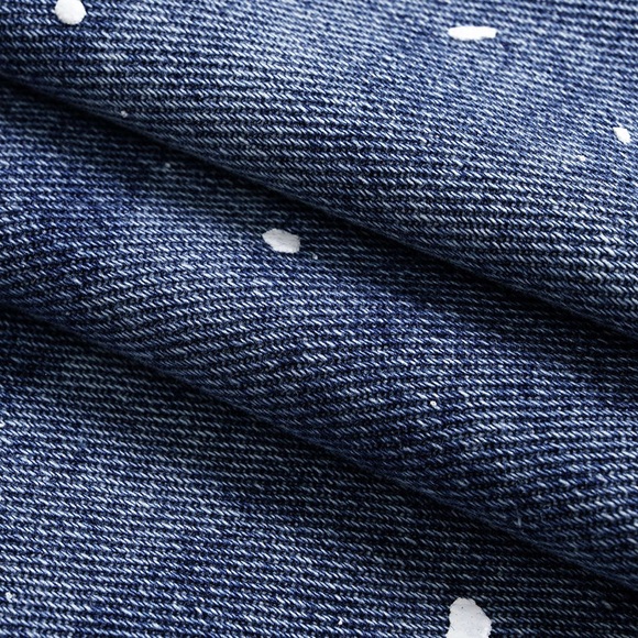 Women's Blue Lace Flare Jeans XS mc3 - Picture 8 of 9